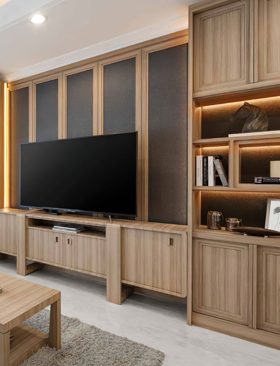 large-flat-screen-tv-is-living-room-with-wooden-cabinet